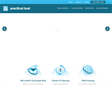 Tablet Screenshot of practicalhost.com